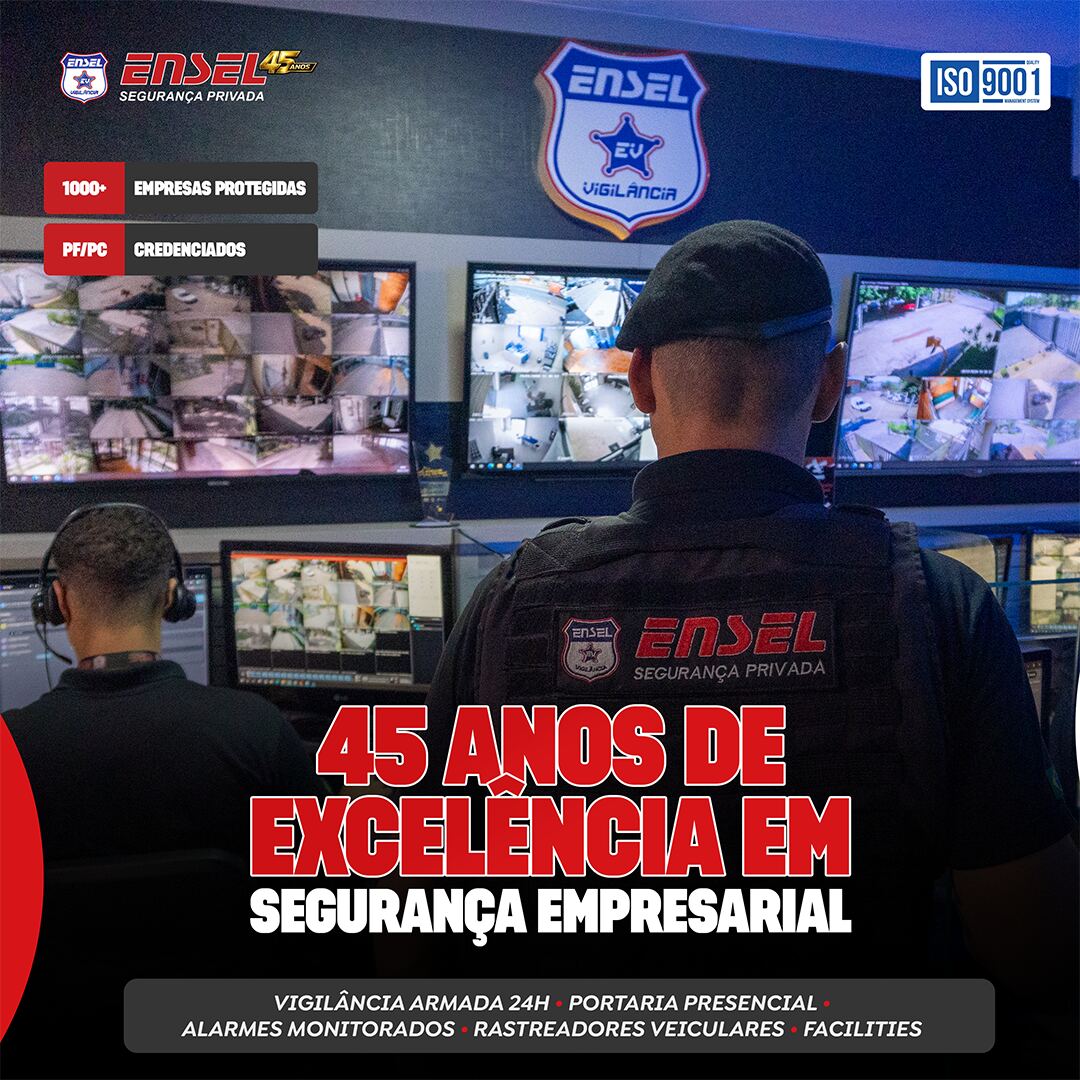 Central de monitoramento Ensel 24 horas
